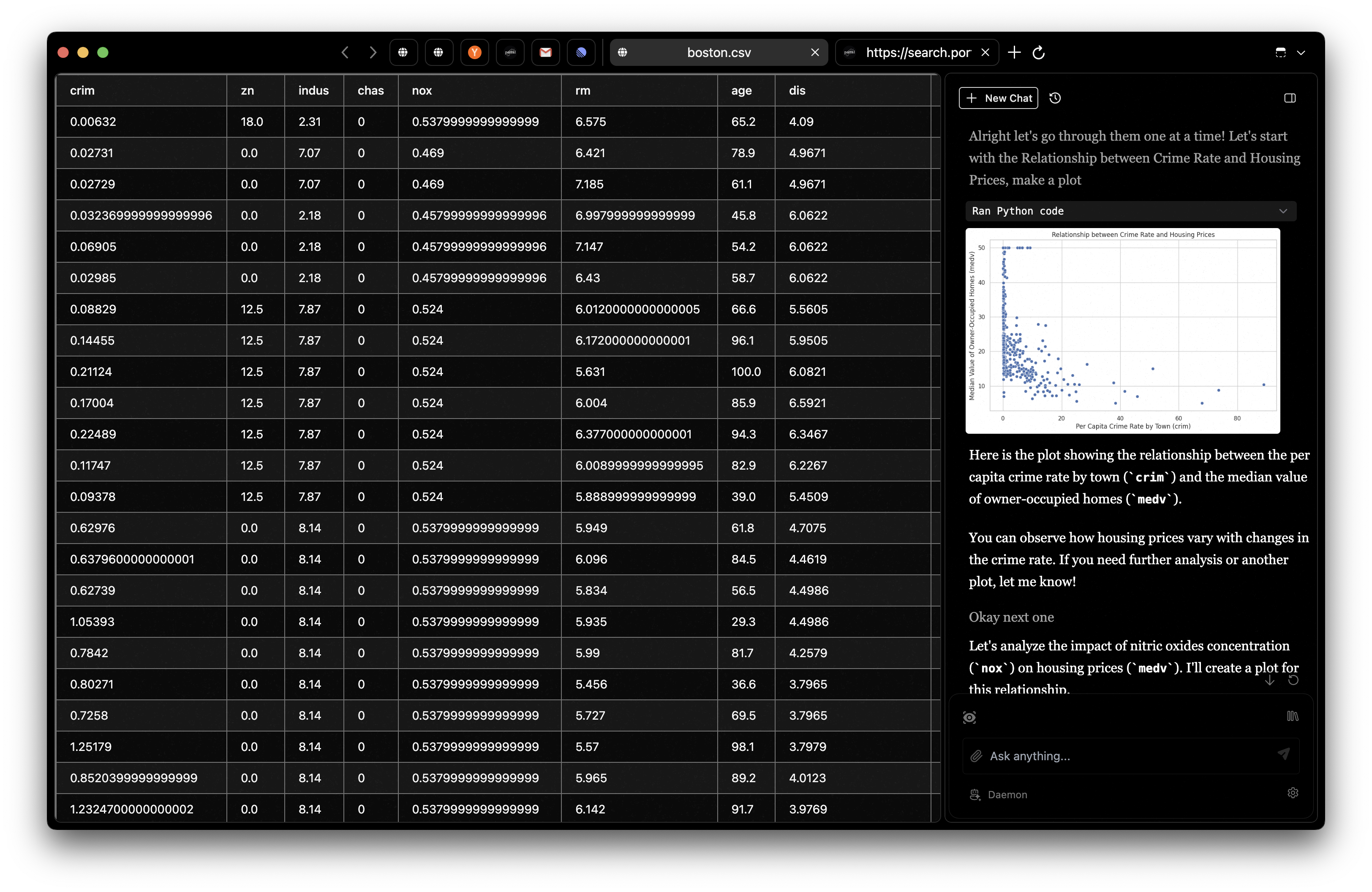 Portal software demonstration